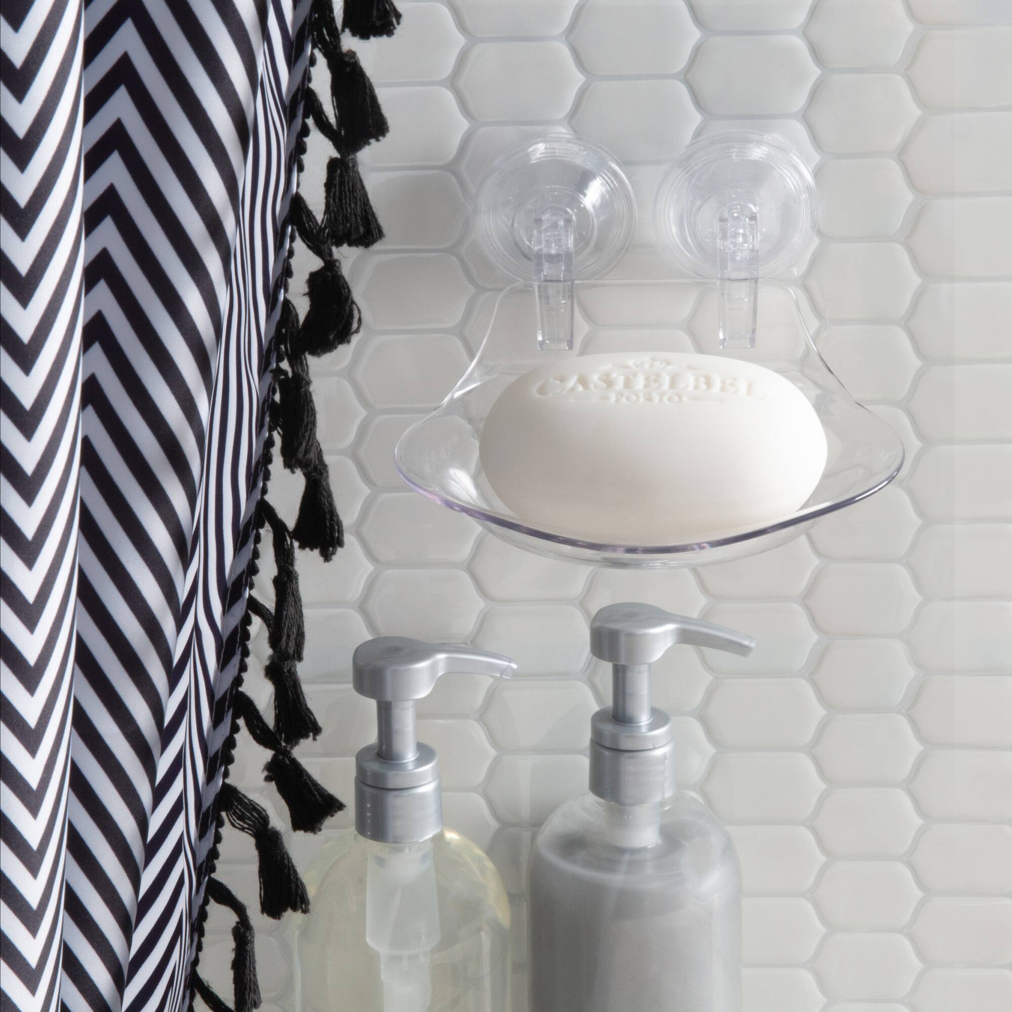 Bath Bliss Power Locking Suction Soap Dish